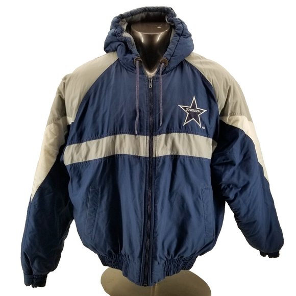Vintage Dallas Cowboys NFL Gameday By Turbo Sportswear MenPuffer Jacket Size XL - Picture 1 of 11
